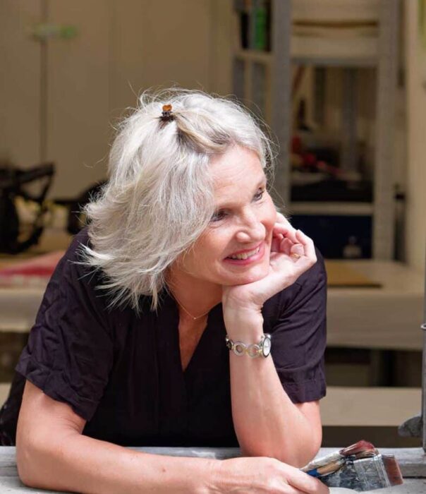 Künstlerin Daniela Bosshard Steinbergkunst Seegräben Wetzion